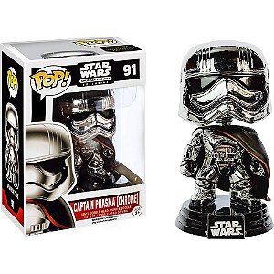 Funko Pop! Television Star Wars Captain Phasma Chrome 91