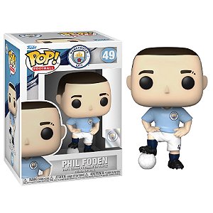 Funko Pop! Football Futebol Manchester City Phil Foden 49 Exclusivo