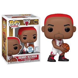 Funko Pop! NBA Basketball Chicago Bulls Dennis Rodman 103 Exclusivo + Mochila NBA