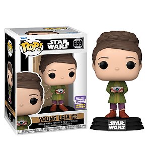 Funko Pop! Television Star Wars Young Leia With Lola 659 Exclusivo