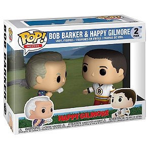Funko Pop! Filmes Um Maluco no Golfe Happy Gilmore Bob Barker e Happy Gilmore 2 Pack