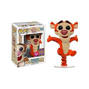 Funko Pop! Disney Ursinho Pooh Winnie The Pooh Tigger 288 Exclusivo Flocked