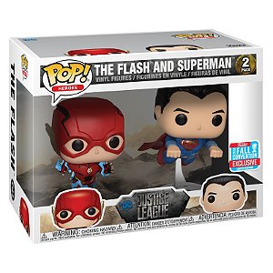 Funko Pop! Heroes The Flash And Superman 2 Pack Exclusivo