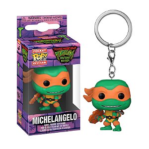 Funko Pop! Keychain Chaveiro Filme Tartarugas Ninjas Michelangelo