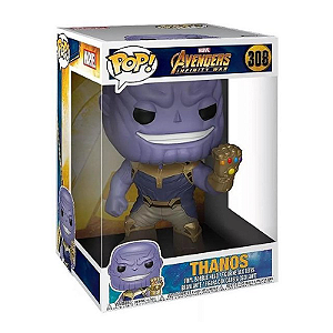 Funko Pop! Marvel Os Vingadores Guerra Infinita  Thanos 308 Exclusivo 10 Polegadas