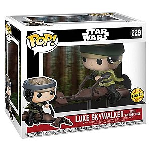 Funko Pop! Rides Television Star Wars Luke Skywalker With Speeder Bike 229 Exclusivo Chase