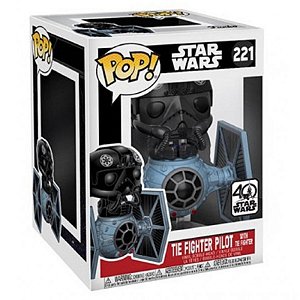 Funko Pop! Television Star Wars Deluxe Tie Fighter Pilot 221