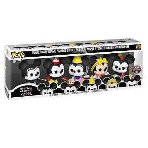 Funko Pop! Disney Archives 50th Anniversary Minnie Mouse 5 Pack Exclusivo