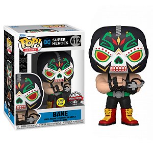 Funko Pop! Heroes Dia de Los Dc Exclusive Bane 412 Exclusivo Glow