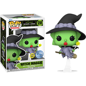 Funko pop! Television The Simpsons Witch Maggie 1265 Exclusivo Glow