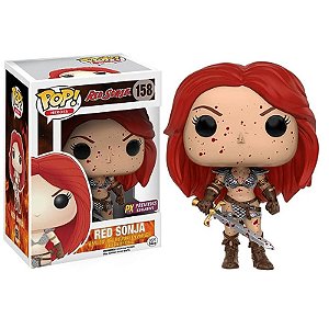 Funko Pop! Heroes Red Sonja Exclusive Red Sonja 158 Exclusivo