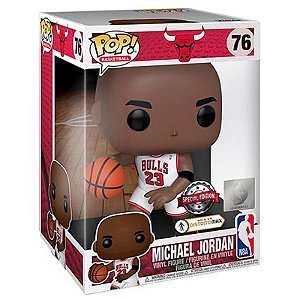 Funko Pop! Basketball Nba Chicago Bulls Michael Jordan White Jersey 76 Exclusivo