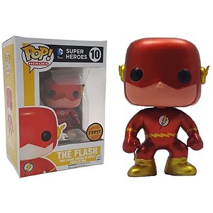 Funko Pop! Heroes Dc Super Heroes The Flash 10 Exclusivo Chase