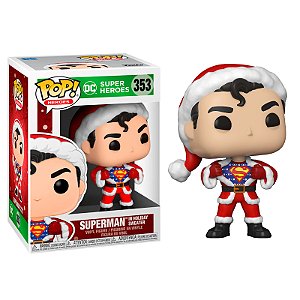 Funko Pop! Heroes Superman In Holiday Sweater 353