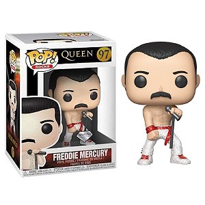 Funko Pop! Rocks Queen Freddie Mercury 97 Exclusivo Diamond
