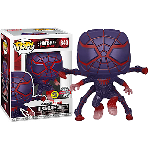 Funko Pop! Marvel Homem Aranha Miles Morales Programmable 840 Exclusivo Glow