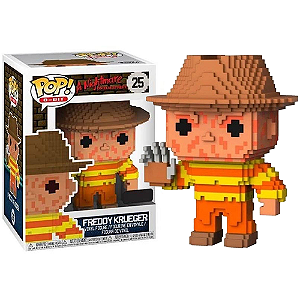 Funko Pop! 8-Bit Terror A Hora Do Pesadelo Freddy Krueger 25 Exclusivo