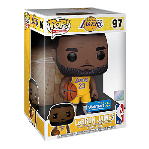 Funko Pop! Basketball NBA Los Angeles Lakers Lebron James 97 Exclusivo 10 Polegadas