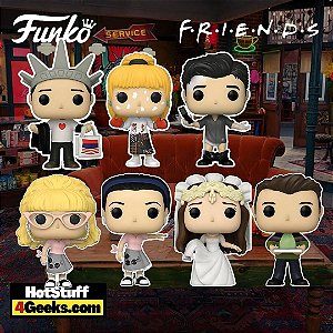 Funko Pop! Television Friends 4 Wave Set Completo 7 Personagens ( Chase Incluso)