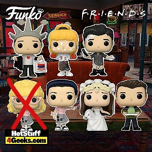 Funko Pop! Television Friends 4 Wave Set Completo 6 Personagens ( sem chase)