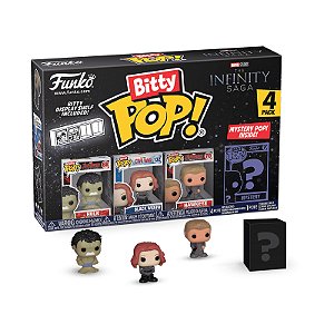 Funko Bitty Pop! Marvel Infinity Saga Hulk, Black Widow, Hawkeye + Surpresa 4 Pack Series 2