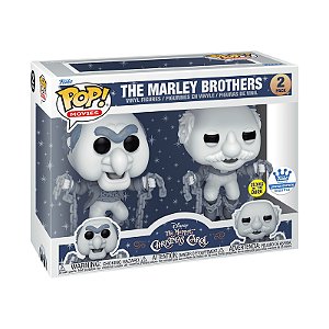 Funko Pop! Filmes The Muppets Christmas Carol The Marley Brothers 2 Pack Exclusvio Glow