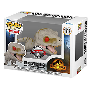 Funko Pop! Filme Jurassic World Atrociraptor Ghost 1219 Exclusivo
