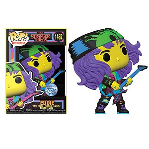 Funko Pop! Television Stranger Things Eddie 1462 Exclusivo Blacklight