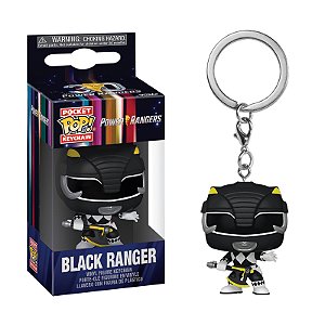 Funko Pop! Keychain Chaveiro Power Rangers Black Ranger