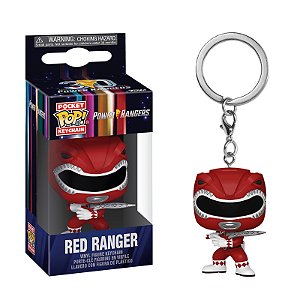 Chaveiro Funko Pocket Pop Power Rangers Red Ranger
