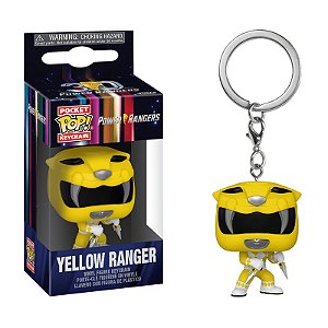 Chaveiro Funko Pocket Pop Power Rangers Yellow Ranger