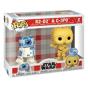 Funko Pop! Television Star Wars R2-D2 & C-3PO 2 Pack Exclusivo