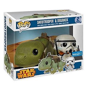 Funko Pop! Television Star Wars Sandtrooper & Dewback 2 Pack Exclusivo