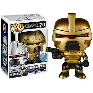 Funko Pop! Television Battlestar Galactica Cylon Commander 231 Exclusivo