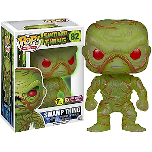 Funko Pop! Herois Terror O Monstro Do Pantano Swamp Thing 82 Exclusivo Glow