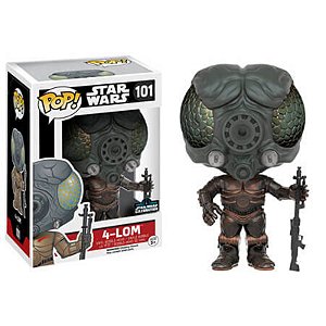 Funko Pop! Television Star Wars 4-Lom 101 Exclusivo
