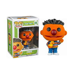 Funko Pop! Sesame Street / Vila Sesamo Ernie 05 Exclusivo Flocked