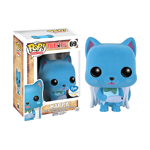 Funko Pop! Animation Fairy Tail Happy 69 Exclusivo Flocked