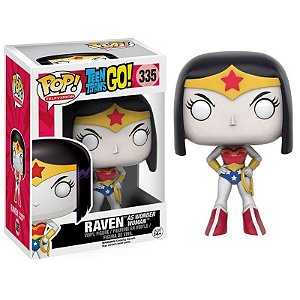 Funko Pop! Television Teen Titans Go! Raven As Wonder Woman 335 Exclusivo