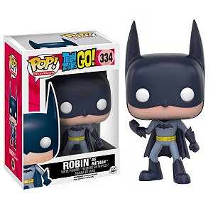 Funko Pop! Television Teen Titans Go! Robin As Batman 334 Exclusivo