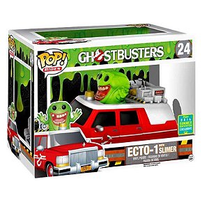 Funko Pop! Rides Ghostbusters Ecto-1 With Slimer 24 Exclusivo