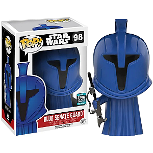 Funko Pop! Television Star Wars Blue Senate Guard 98 Exclusivo