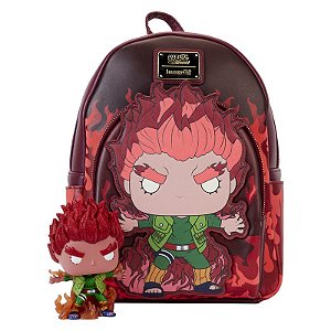 Funko Loungefly! Animation Naruto Shippuden Might Guy Pop + Bag Exclusivo Nycc Limited Edition