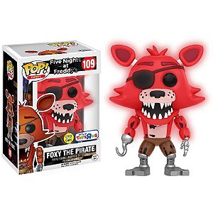 Funko Pop! Games Five Nights At Freddys Foxy The Pirate 109 Exclusivo Glow