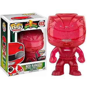 Funko Pop! Television Power Rangers Red Ranger 412 Exclusivo Diamond