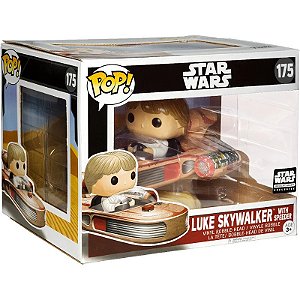 Funko Pop! Television Star Wars Luke Skywalker With Speeder 175 Exclusivo