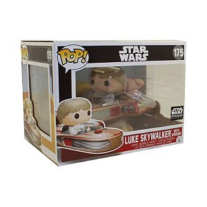 Funko Pop! Television Star Wars Luke Skywalker With Speeder 175 Exclusivo