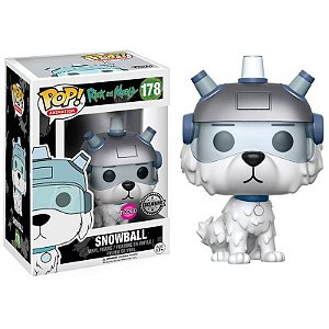 Funko Pop! Animation Rick And Morty Snowball 178 Exclusivo Flocked