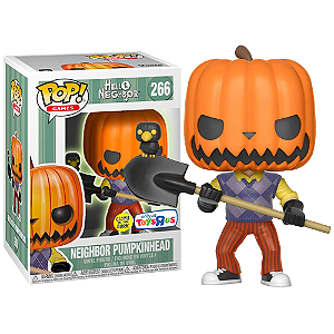 Funko Pop! Games Hello Neighbor Pumpkinhead 266 Exclusivo Glow