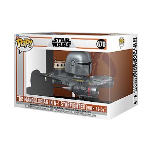 Funko Pop! Television Star Wars The Mandalorian N-1 Starfighter With R5-D4 670
